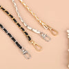 120cm Leather-Trimmed Chain Bag Strap
