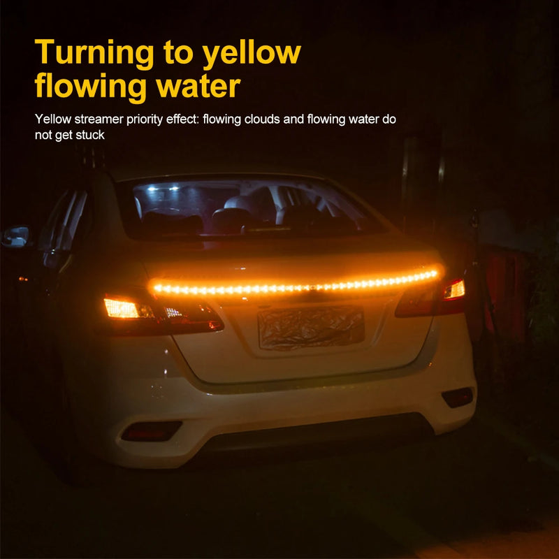 شريط إضاءة خلفي مرن بتقنية LED مع مؤشرات اتجاه متسلسلة