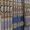 Rideaux à Broderie Florale Élégants