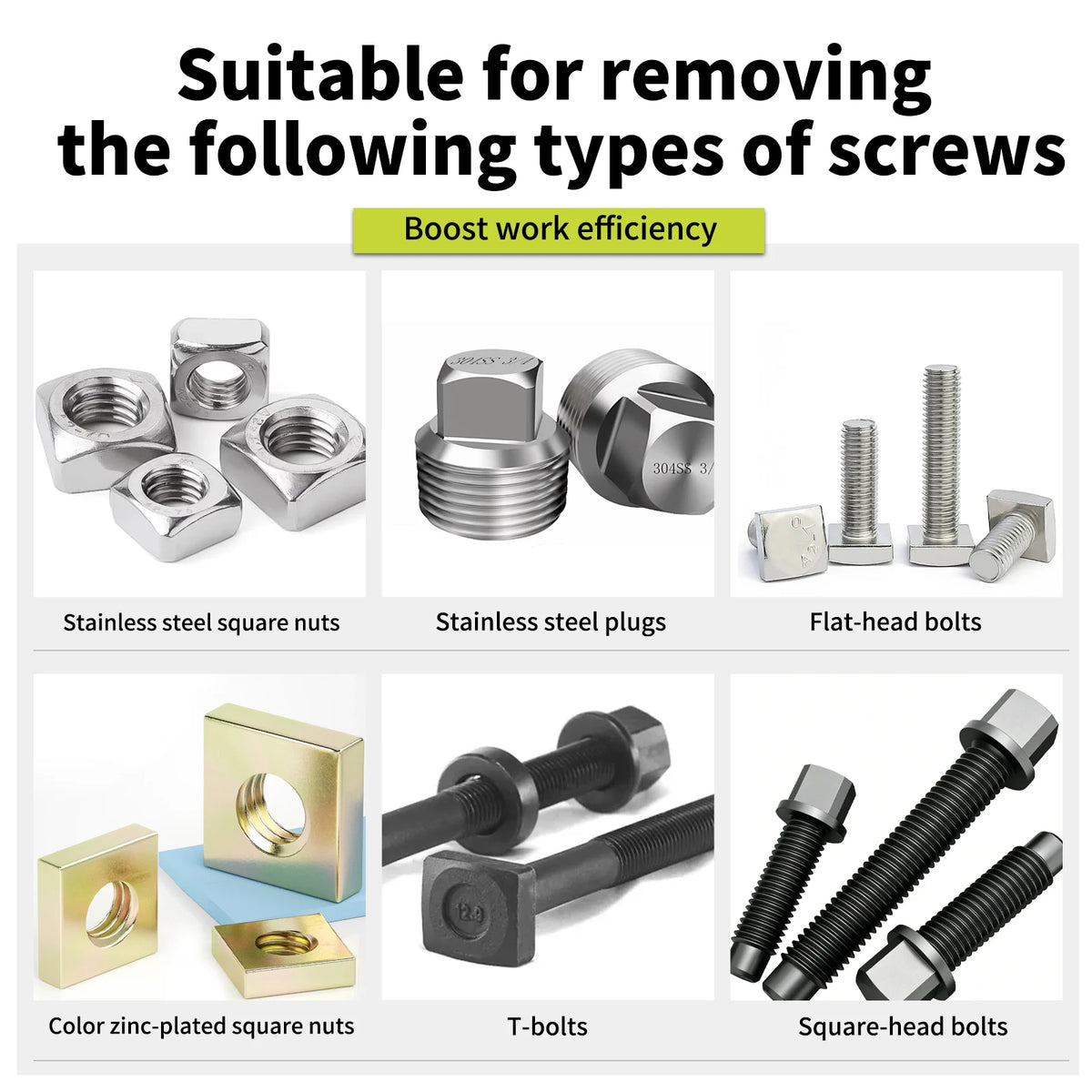 Heavy-Duty Square Drive Impact Socket Adapter Set