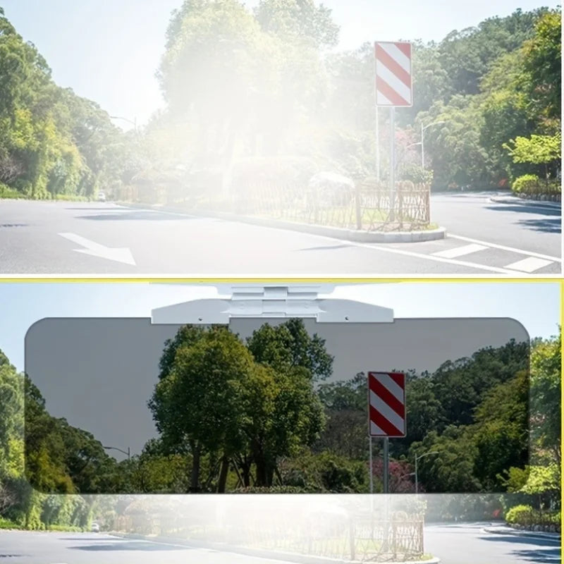 Adjustable Day & Night Anti-Glare Car Sun Visor with Extender