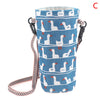 Sac bandoulière en toile pour gourde portable
