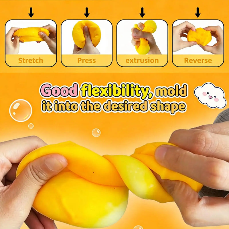 Slow-Rising Cheese Block Squishy Toy