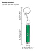 Pocket Laser Pointer & LED Flashlight Keychain