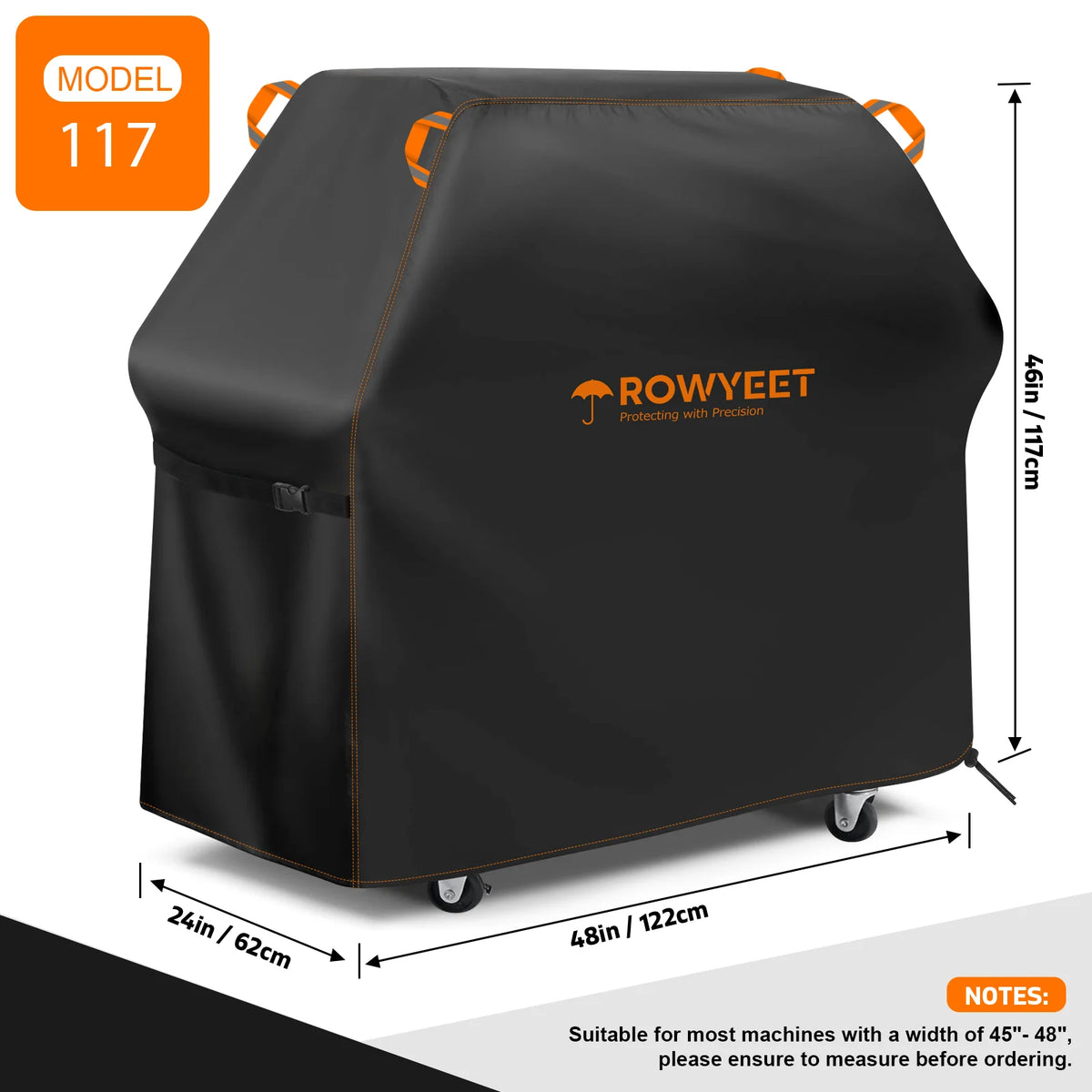 Waterproof & UV-Resistant BBQ Grill Cover with Adjustable Hem