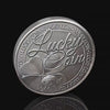 Lucky Four-Leaf Clover Silver-Toned Coin Keepsake