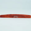 A wooden acoustic guitar bridge saddle with the name Guyker and model number ATR-7639 engraved on it.