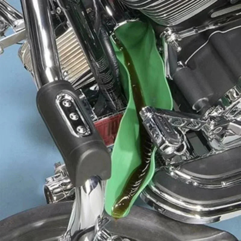 Foldable Flexible Oil Change Funnel and Fluid Guide Tool