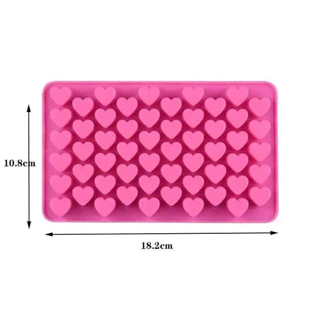 Food-Grade Silicone Gummy Bear & Dinosaur Candy Mold Set with Dropper