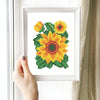 5D DIY Diamond Painting Kit – Floral Rose Art Set for Home Decor
