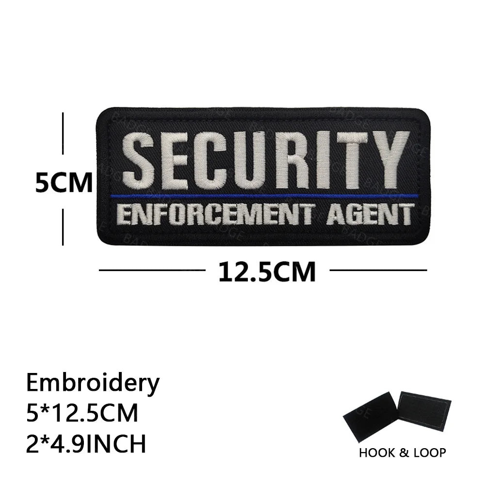 Reflective IR Security Patch with Hook & Loop Backing