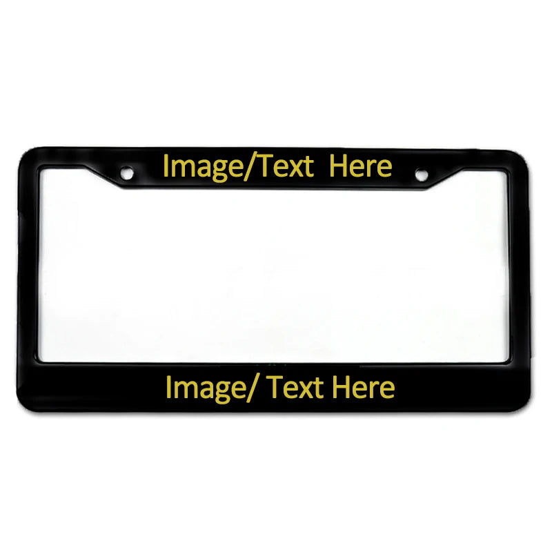 Custom Aluminum License Plate Frame with HD Design