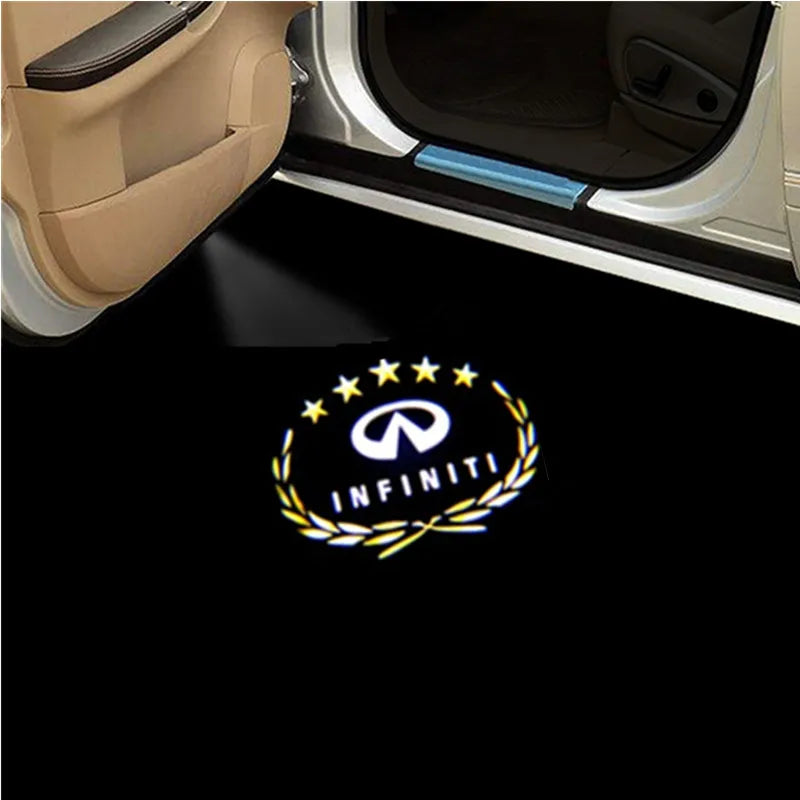 Infiniti LED Door Projector Lights with Logo