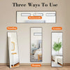 Full Length Wall Mirror with Aluminum Frame
