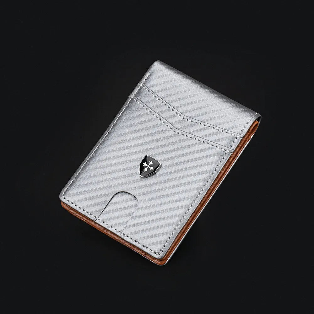 Carbon Fiber RFID Blocking Bifold Wallet for Men