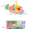 Kids Electric Toy Dishwasher with Automatic Water Cycle