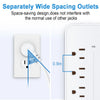 12-in-1 Multi-Port Surge Protector Power Strip