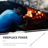 Heavy-Duty Fireplace Poker with Long Handle