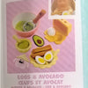 A DIY kit featuring a real baby mini doll and miniature food accessories like eggs and avocado.