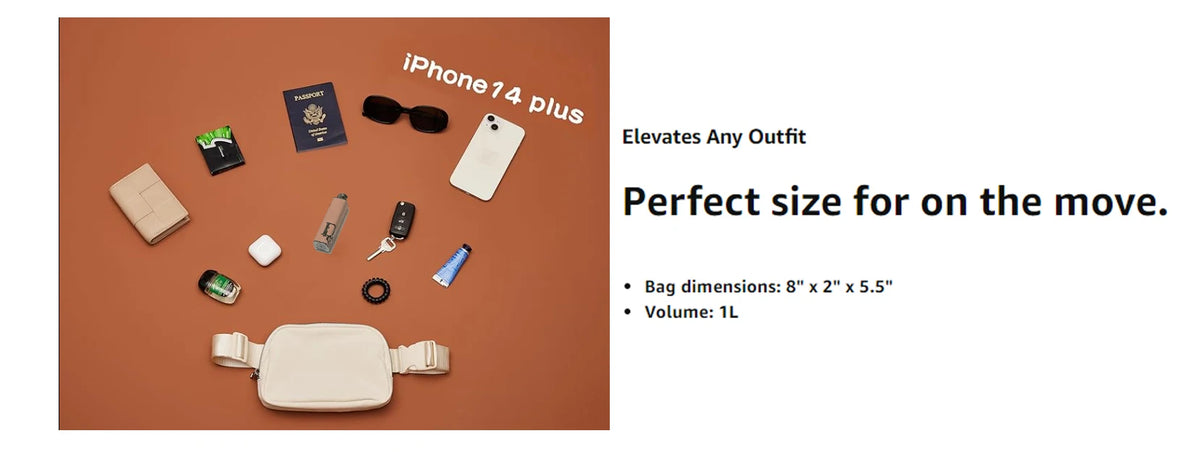 Cozy Fleece Crossbody Belt Bag