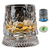 Luminous LED Whiskey Glass with Rotating Display