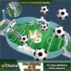 Table Football Pair Battle game showing a soccer match setup with balls and goal nets