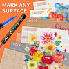 72-farbiger Acrylfarbe-Marker-Set mit Pinselspitzen