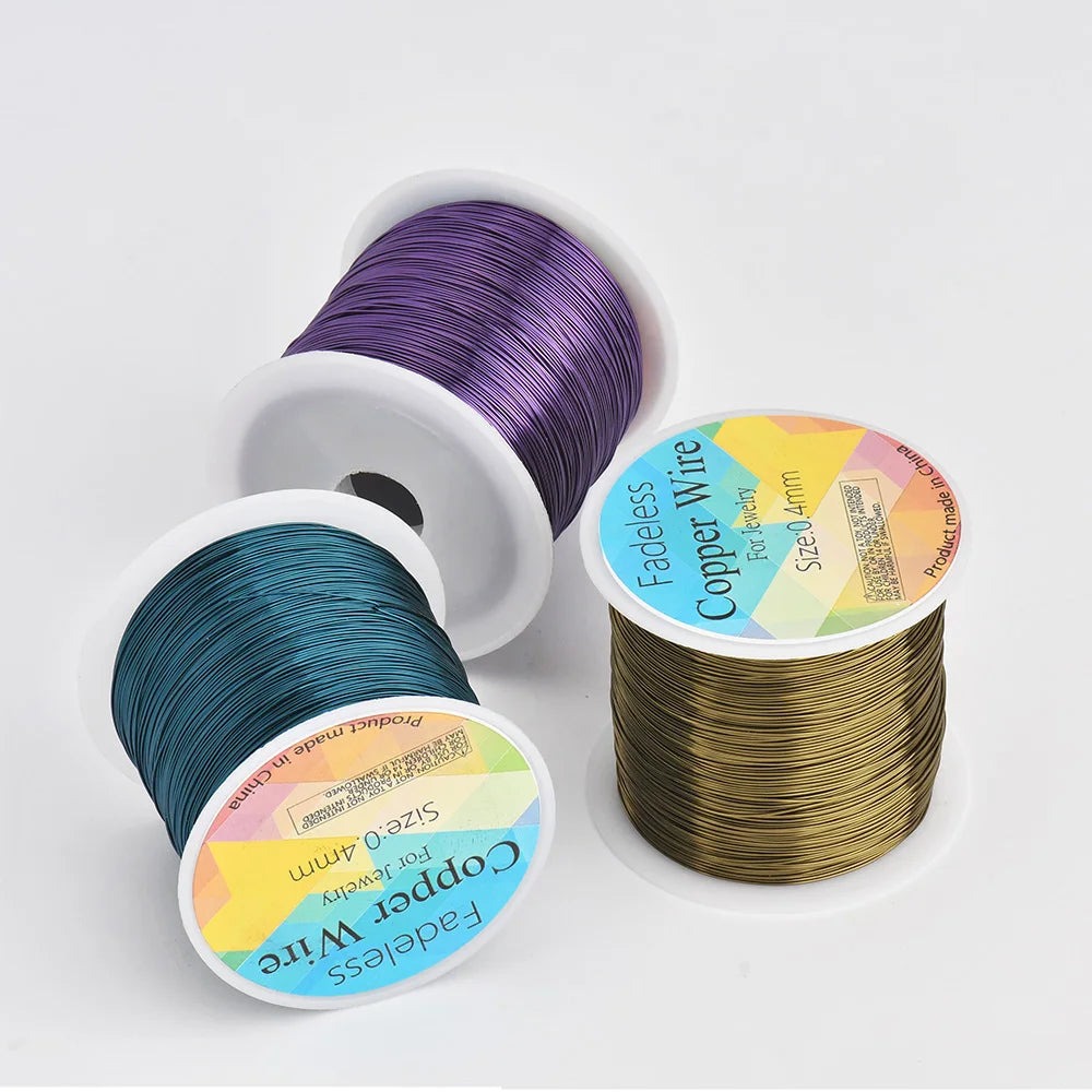 Colored Copper Craft Wire for Jewelry Making and DIY Projects