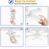 Instructions showing how to easily install an adjustable LED garage light bulb into a lamp receptacle.