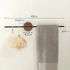 Adjustable Wood Towel Rack
