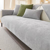 Plush Waterproof Chenille Sofa Cover with Non-Slip Backing