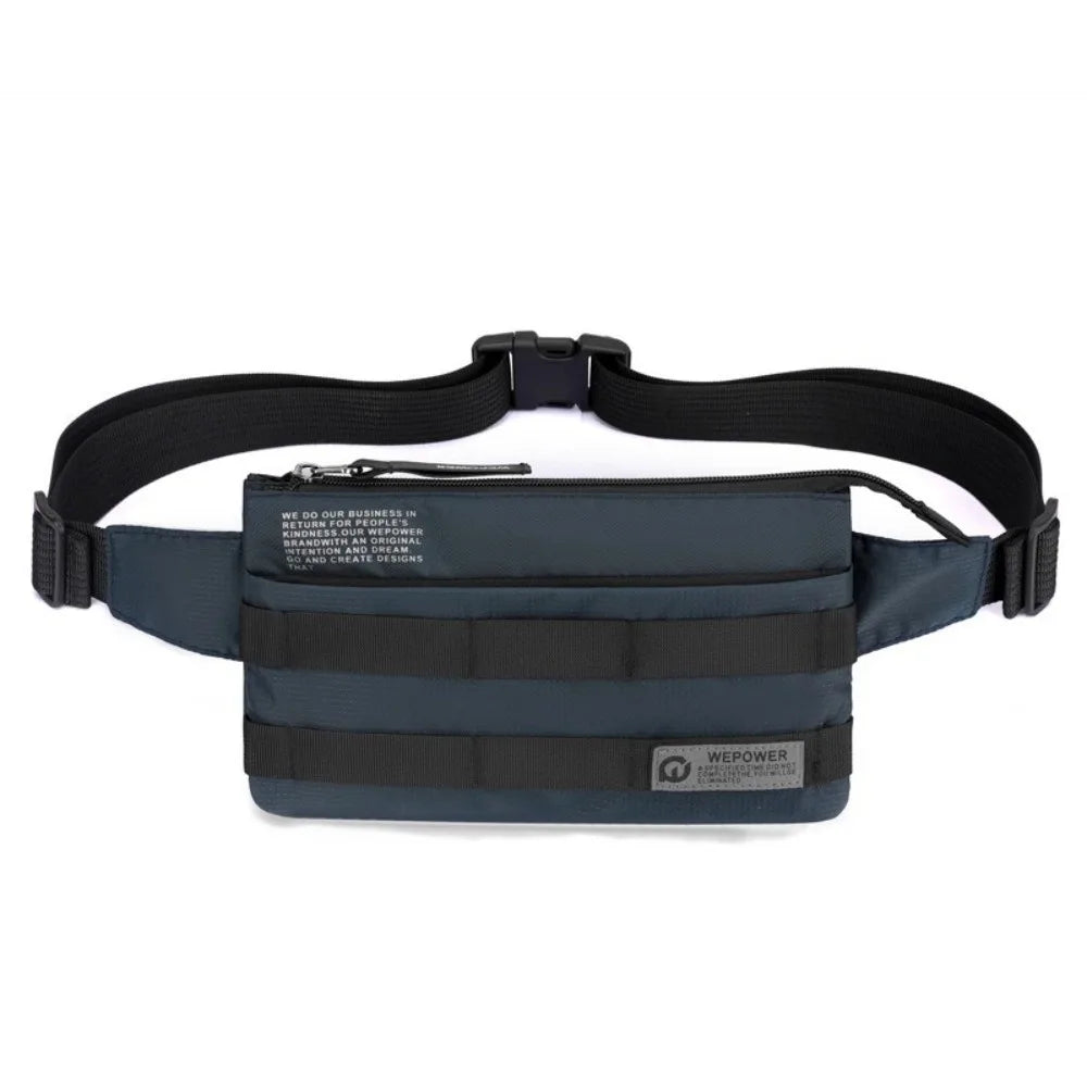 Vintage Style Crossbody Chest Bag for Men – Compact Nylon Shoulder Pack