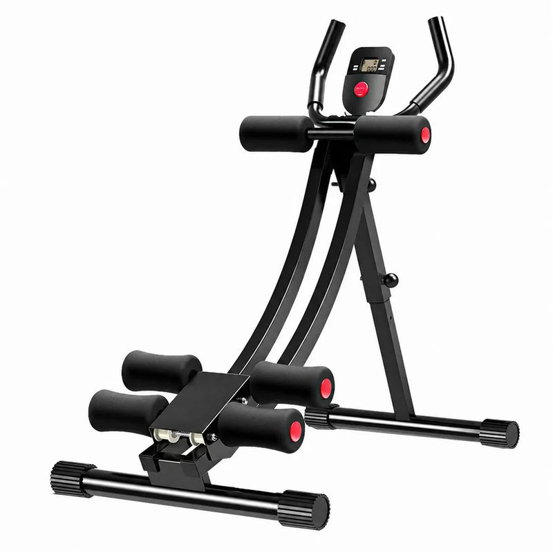 Klappbarer Bauchtrainer mit LCD-Display