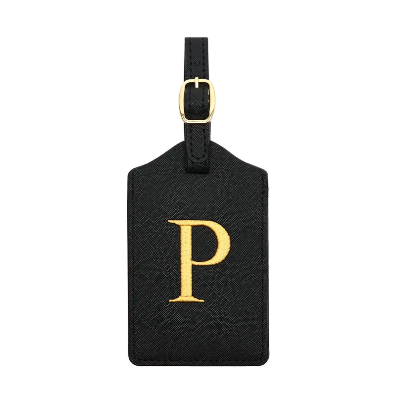 PU Leather Luggage Tag with Privacy Cover