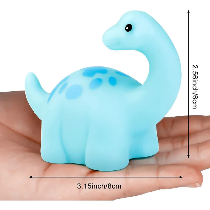 Light-Up Floating Dinosaur Bath Toy Set