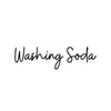 A black handwritten style text displaying the words Washing Soda.