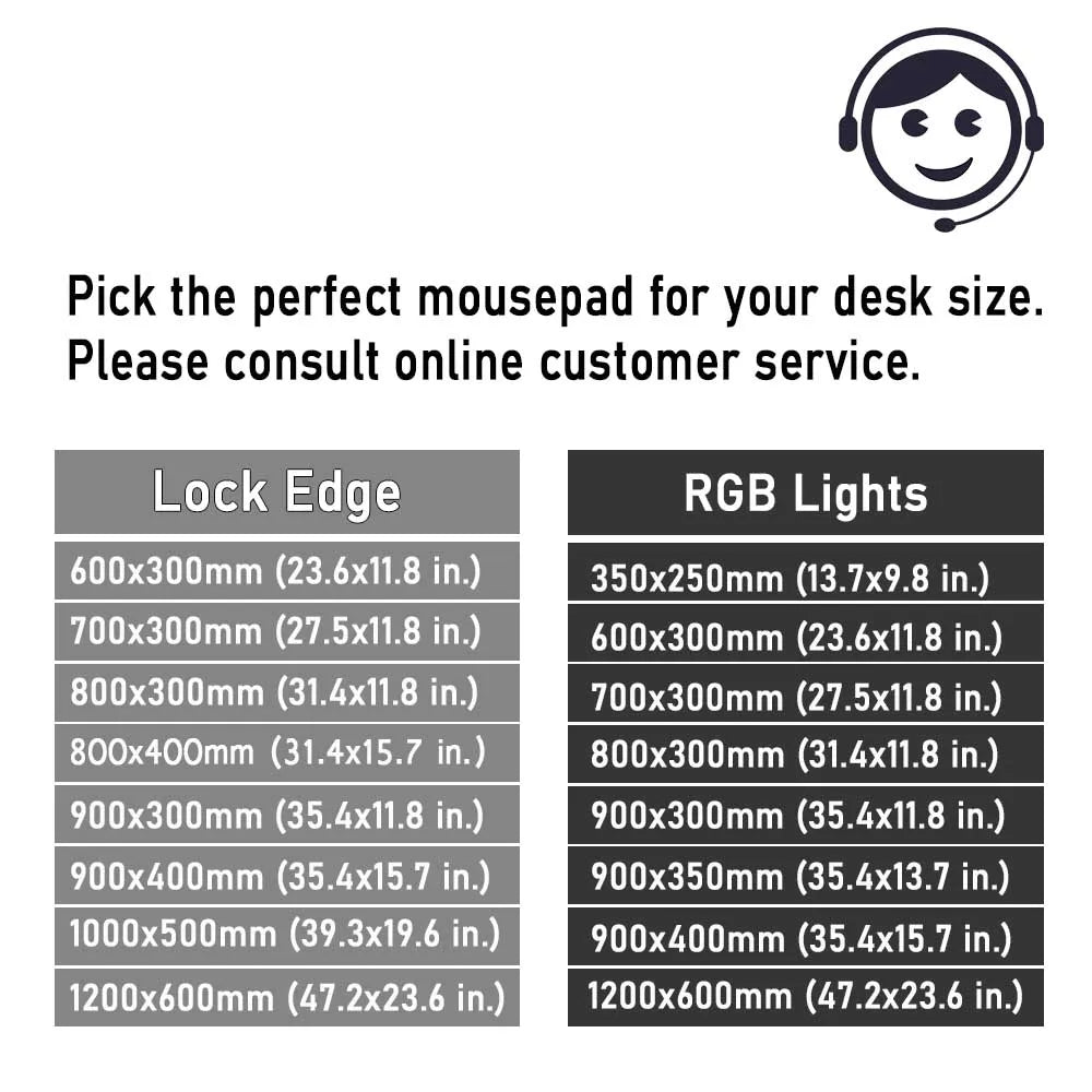 Large Cloud Pattern Desk Mat with Stitched Edges