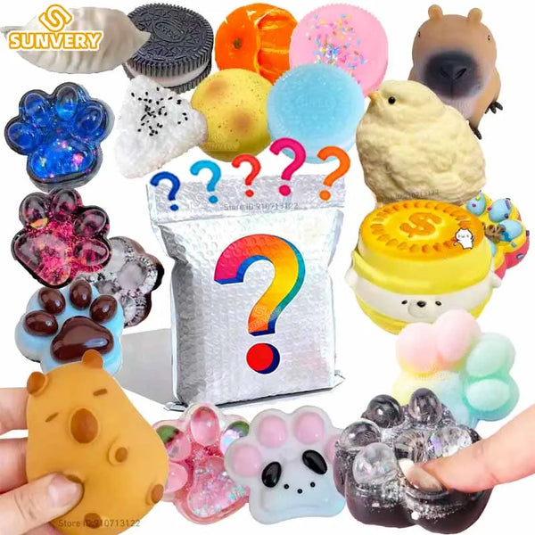 Mystery Squishy Fidget Spielzeug Überraschungsbeutel