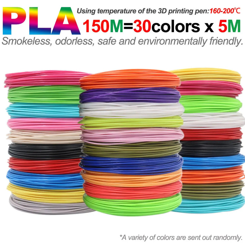 PLA-Filament für 3D-Stifte – 1,75 mm, Mehrfarbig