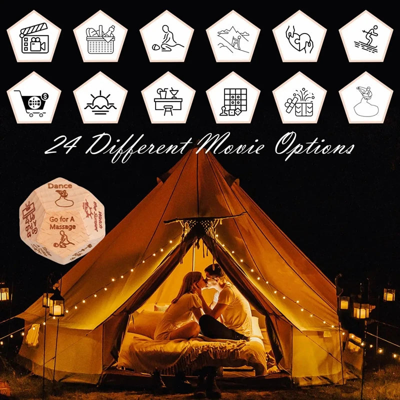 Food Decision Dice for Couples – Funny Gift for Him & Her