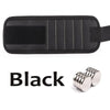 Black magnetic wrist strap for holding screws, nails, and small tools
