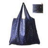 Foldable Nylon Reusable Shopping Bag with Floral Print