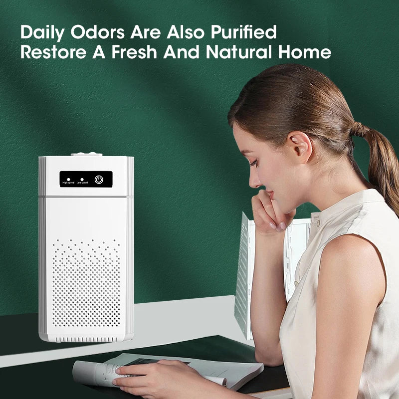 Portable HEPA Air Purifier with Negative Ion Technology
