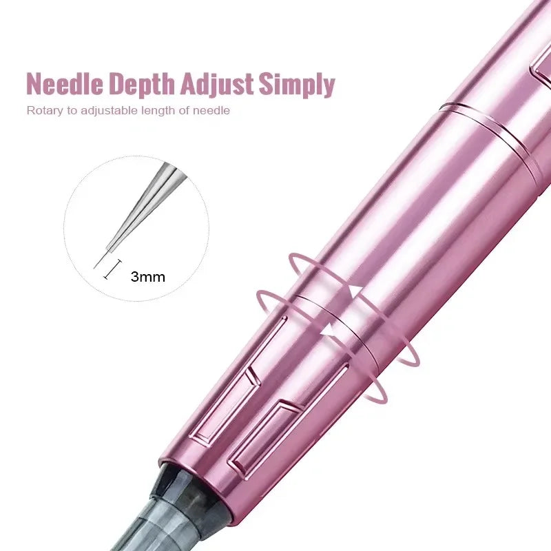 Precision Wireless Tattoo Pen for Professional Permanent Makeup