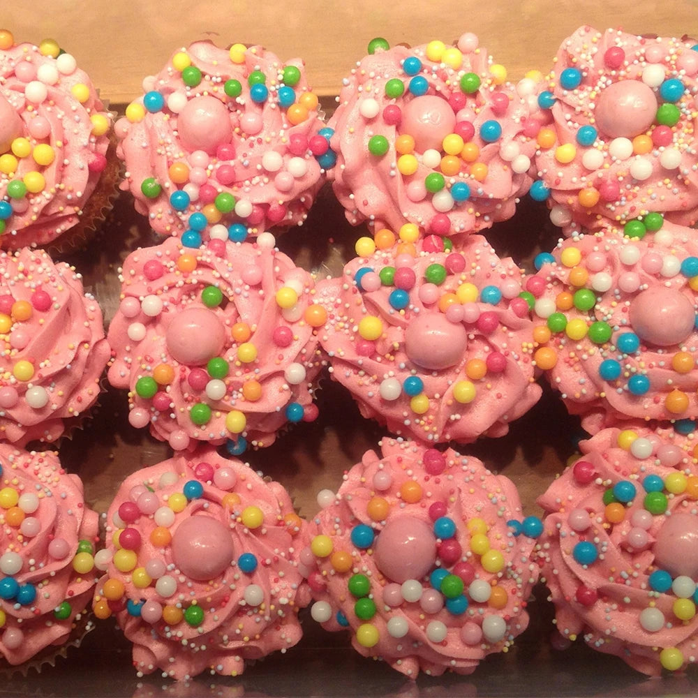 Pearl White Cake Decorative Balls for Baking & Desserts