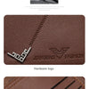 Slim Leather Money Clip Wallet for Men