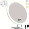 LED Magnifying Mirror with Adjustable Stand