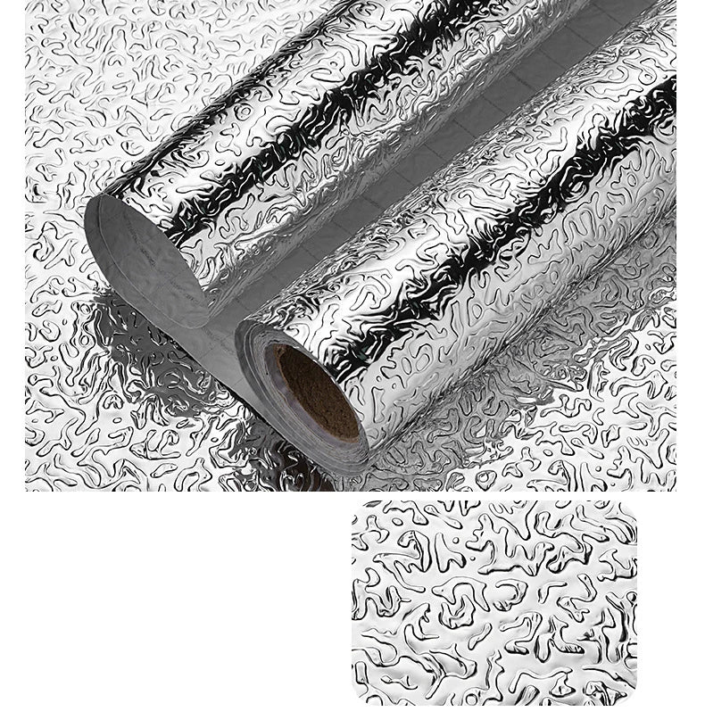 Self-Adhesive Aluminum Foil Stove Shield & Splash Guard