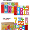Montessori Wooden Number Puzzle - Counting & Stacking Toy for Kids