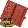 Deep Silicone Chocolate Bar Mold for Homemade Candy & Desserts